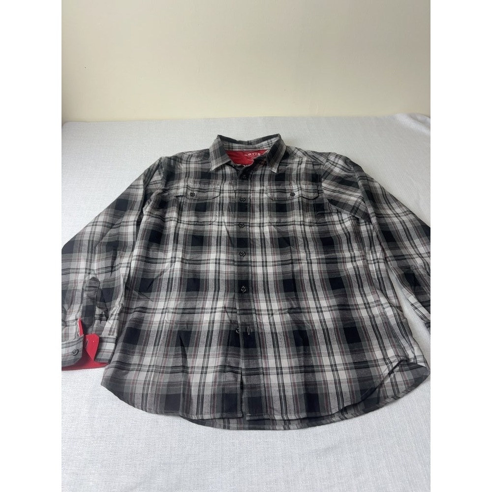 Orvis Men's Plaid Long‎ Sleeve Shirt